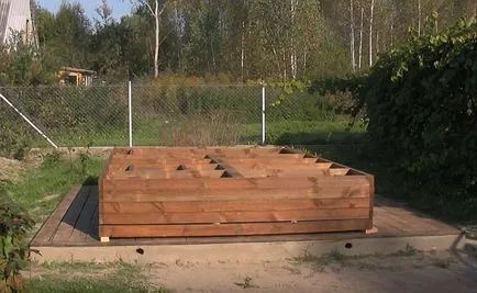 Frame баня със своя практически стъпка фото и видео инструкция