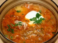 Казашките рецепти за борш, Salsola, риба, баници, сладкиши, ястия снимки