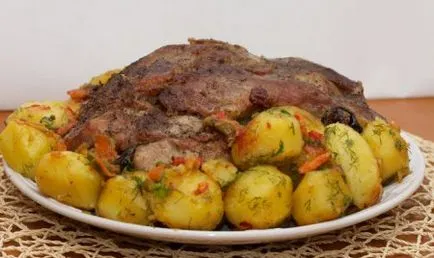 Картофи и месо - рецепти със снимки (грама масло) Картофи и месо - Рецепти със снимки