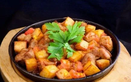 Картофи и месо - рецепти с снимка (с месо) Картофи и месо - Рецепти със снимки