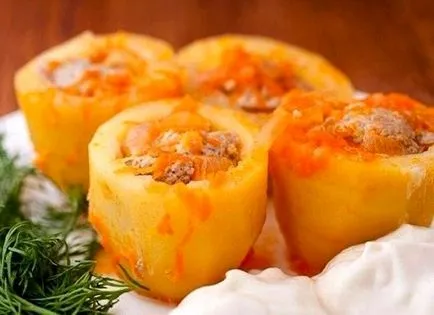 Картофи пълнени с месо