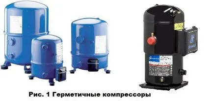 Компресори, използвани в хладилник (приложимо) Компресори, използвани в хладилно