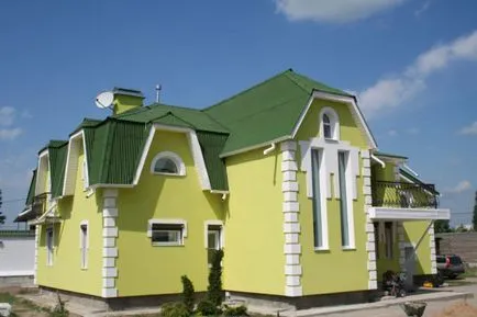 Paint на фасадата на къщата сами по себе си