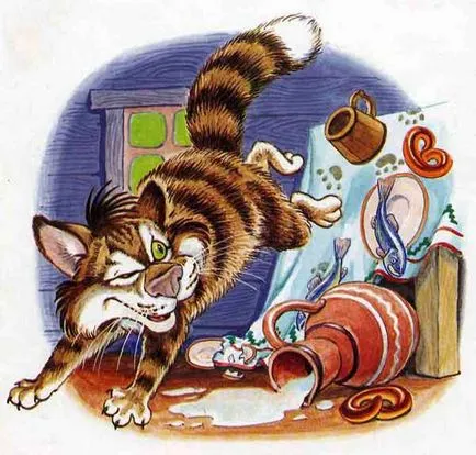 The Cat и Лисицата, прочетете руска народна приказка котка и лисицата