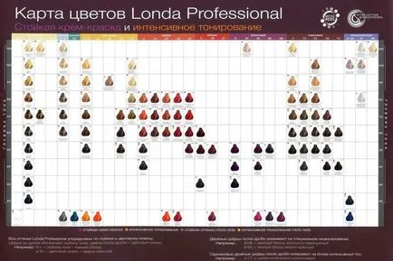 Paint Londa номера Professional на цветовите палитри - снимки и коментари (Palette) Paint Londa номера Professional на цветовите палитри - снимки и коментари