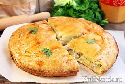 Kurnik стъпка по стъпка рецепти снимки