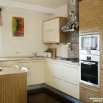 Зебрано кухня, кухня с фасади зебрано, 130 снимки