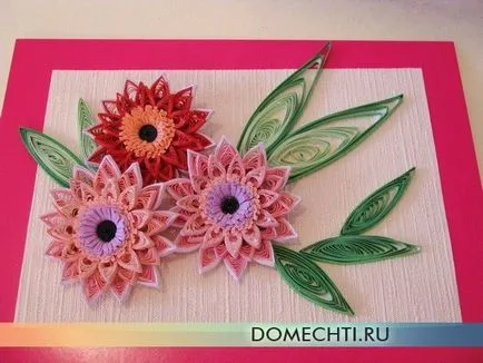 Квилинг картина на хартията с ръцете си за начинаещи (им) Квилинг картина на хартията с ръцете си за начинаещи