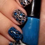 Leopard маникюр, леопард маникюр снимка