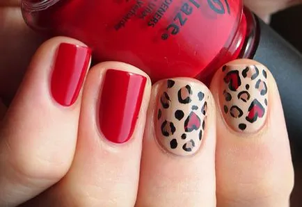Leopard маникюр 100 снимки, как да се направи леопард маникюр