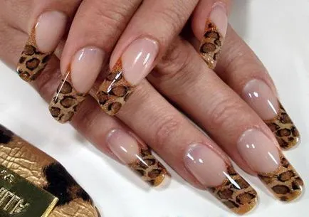 Leopard маникюр 100 снимки, как да се направи леопард маникюр