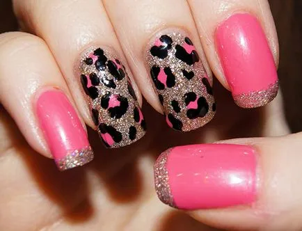 Leopard маникюр 100 снимки, как да се направи леопард маникюр
