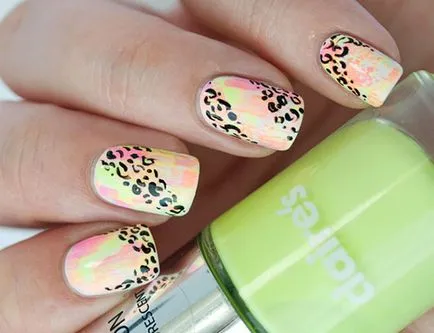 Leopard маникюр 100 снимки, как да се направи леопард маникюр