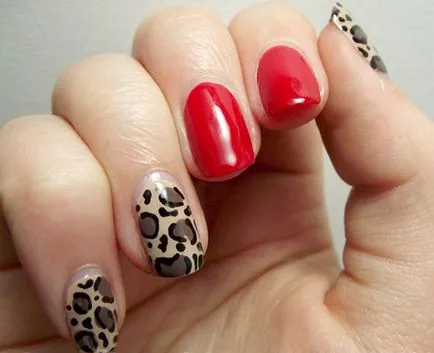 Leopard маникюр 100 снимки, как да се направи леопард маникюр