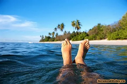 Как да отидете на море, ако месечните