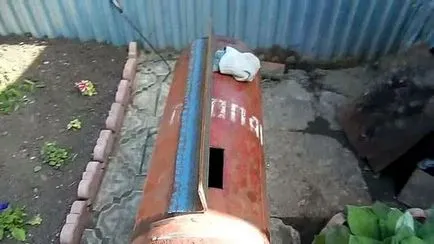 Мангал-опушвална на газови бутилки с ръцете си (25 снимки) - triniksi