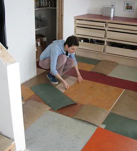 видове Marmoleum Marmoleum, неговата класификация, плюсовете и минусите на Marmoleum