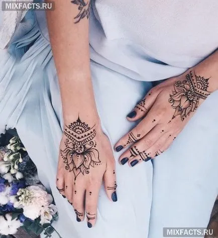 Mehendi значението на символите и картинки (снимки)
