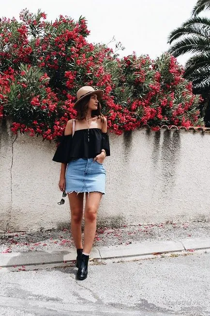 Мода модерния деним пола и това, което те носят (снимка) (Fashion) Мода модерния деним пола и това, което те носят (снимка)