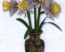 Модулни оригами цветя