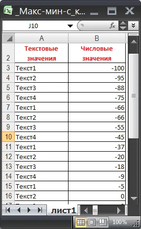 Най-големият от състоянието, в MS Excel - съвместим с Microsoft Excel 2007, Excel 2010