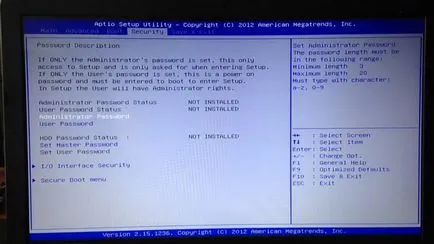 настройките на BIOS на вашия компютър или лаптоп програма за настройка на BIOS, отхвърлят промени, хората с увреждания и са активирани