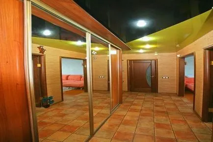 Окачени тавани в залата, снимки на окачени тавани в залата
