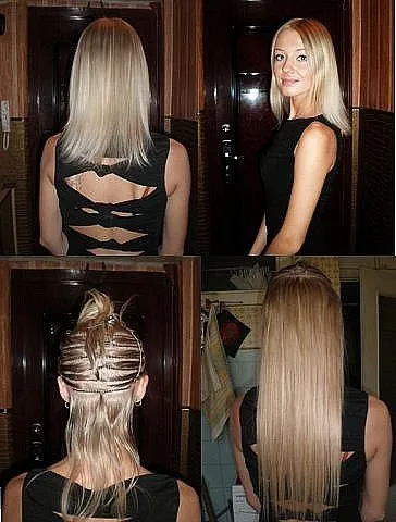 Tresse коса върху него