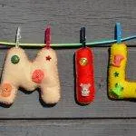 Големи писма за интериора със собствените си ръце