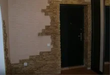 Довършителни арки с декоративен камък Фото врати, склонове на вратите, изкуствен