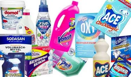 Bleach за пране кислород, оптични, това, което е най-ефективен