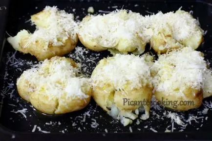 Печени картофи с чесън и сирене, picantecooking (пармезан) Печени картофи с чесън и сирене, picantecooking