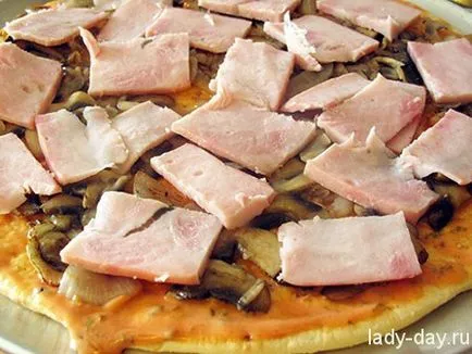Пица с шунка и домати, прости рецепти със снимки (пица) Пица с шунка и домати, прости рецепти със снимки