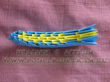 Оригами майсторски клас змия