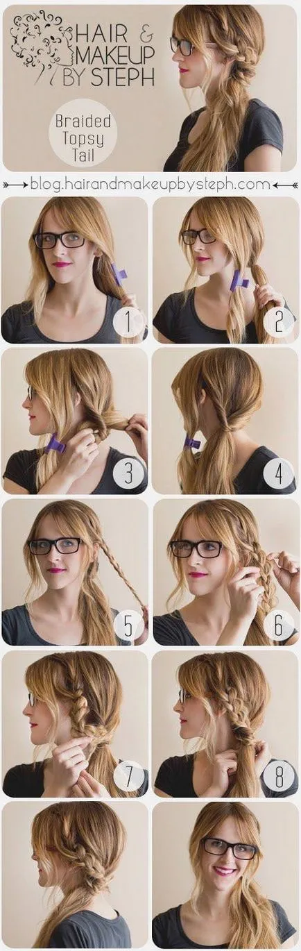 Weave плитка на дълга коса фото и видео уроци по руски език