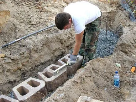 Подпорна стена в страната със своите ръце снимки, видео инструкция