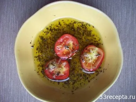 Домати, печени със сирене на фурна, рецептата със снимка