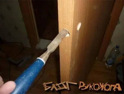 Стъпка по стъпка инструкции за това се заключва в страничната лента в интериорните врати