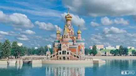 Спред по рафтовете на магазините и други подобни, които дават разрешение за изграждане на храм-на-вода