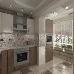 Реновирана кухня с балкон