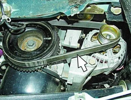 Алтернатор Belt 2110 (16 и 8 клапана) размери, опъване и подмяна на лентата с ръцете си, luxvaz