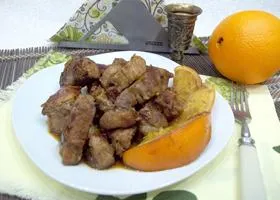 Рецепта като свинско печено с лук (свинско месо с лук) Рецепта като печено свинско и лук