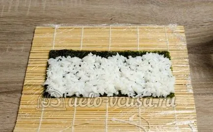 Rolls с стъпка краставица капа маки рецепта по стъпка (11 снимки)