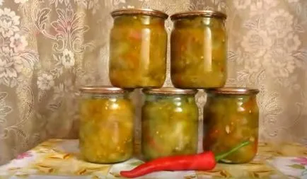 Зелена салата домати през зимата