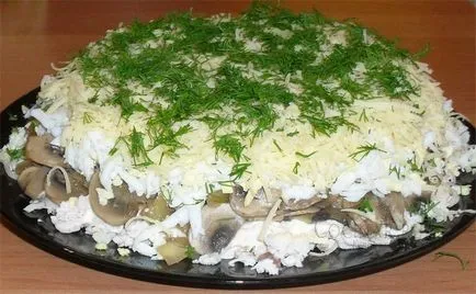 Салата с картофи и гъби рецепти за вкусни салати с картофи, гъби и други съставки