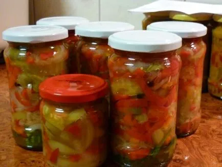Салата от зелени домати за зимата рецепти за вкусни препарати