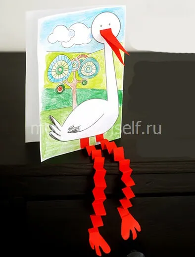 Направете една птица с ръцете си Направете една птица с ръцете си