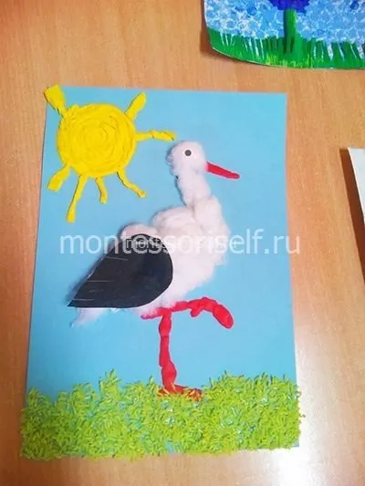 Направете една птица с ръцете си Направете една птица с ръцете си
