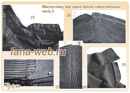 Зашийте панталони сами по себе си - майсторски клас със снимки