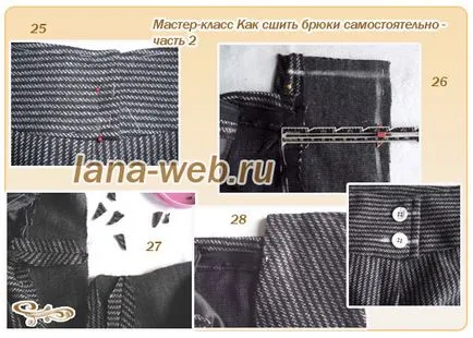 Зашийте панталони сами по себе си - майсторски клас със снимки